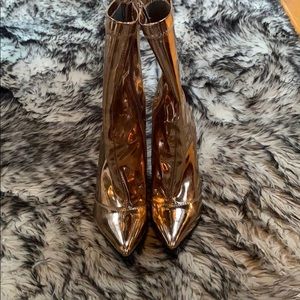 EUC Dolls Kill metallic boots by Shoe Republic, 7